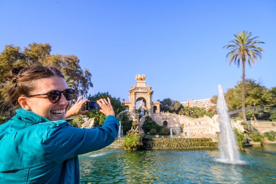 Barcelona eBike Tour with Wine and Tapas Experience - Ciutadella Park, where the ride opens up
