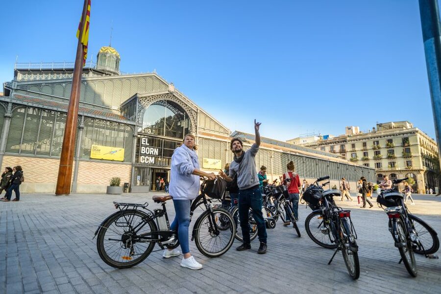 Barcelona eBike Tour with Wine and Tapas Experience - The W Barcelona viewpoint and the return ride