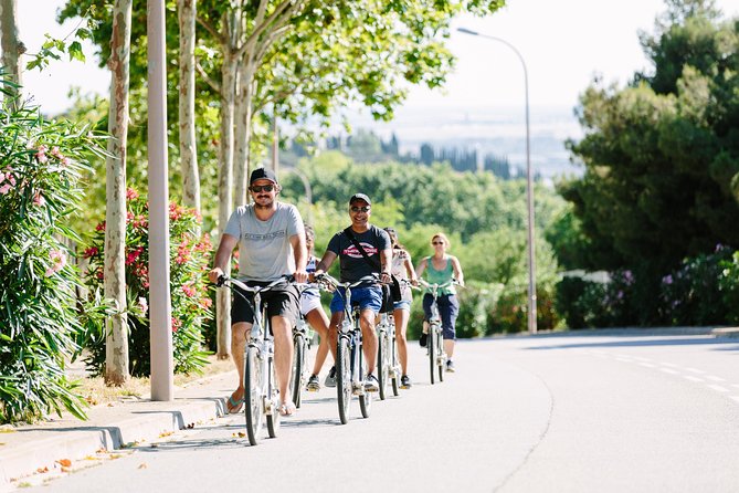 Barcelona Electric Bike Tour: Scenic Montjuic Panoramic Views - Barcelona Pavilion and the modern side of Montjuïc