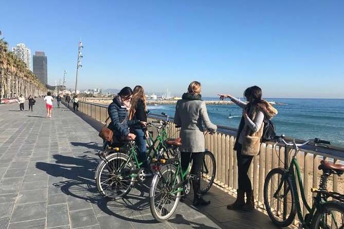 Barcelona Evening Small Group Bike Tour with Cava | with Private Option - What the guide adds to the route