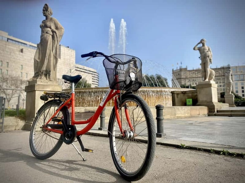Barcelona: Full-Day Bike/E-Bike Rental with Helmet and Lock - Plaza de Catalunya, Universitat, and the central city