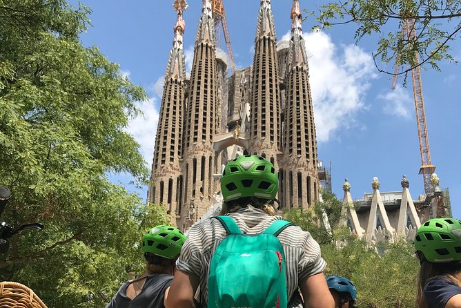 Barcelona Gaudi Guided Small Group E Bike Tour - Reaching the Sagrada Familia