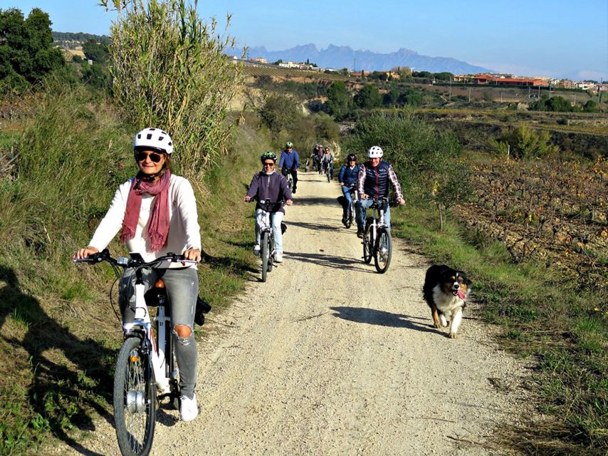 Barcelona: Guided Half-Day Wine and Electric Bike Tour - Getting set up at the bike center