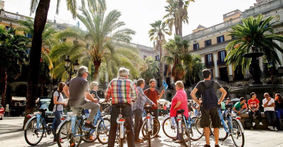 Barcelona Historical 3-Hour Bike Tour - St. Mary of the Sea and El Born