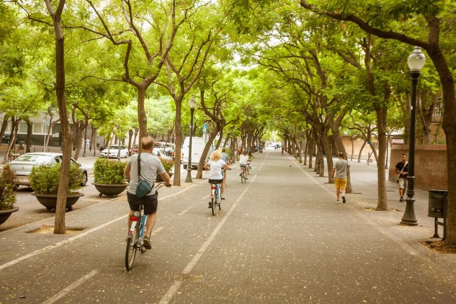 Barcelona Montjuic Three-Hour Bike Tour - Miramar delivers the best view
