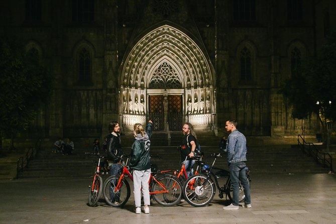Barcelona Night Bike Tour with Local Tapas and Cava Stop - The tapas pause and what the price really covers