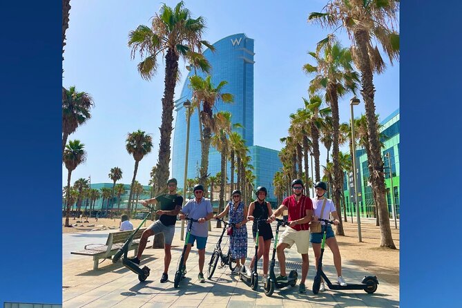 Barcelona Sagrada familia Electric Scooter or E-Bike Tour - Monumental and the route toward Sagrada Família