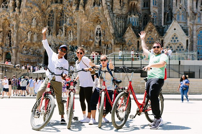 Barcelona: Wonders of Gaudi Bike Tour - The Sagrada Familia finale