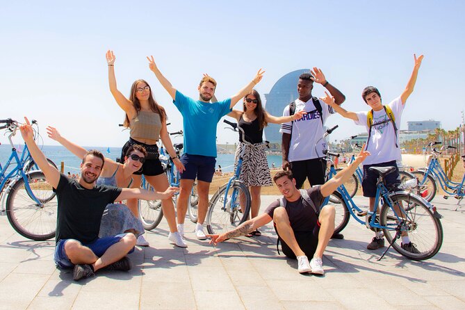 Beach Bike Tour Barcelona - Port Olímpic and the 1992 Olympic waterfront