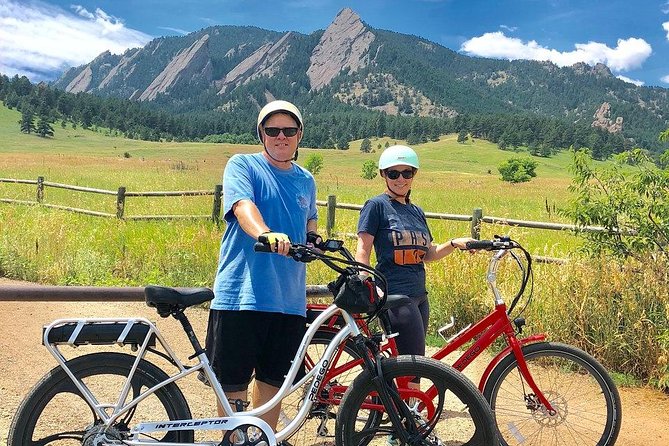 Best of Boulder E-Bike Tour - Three angles on the Flatirons