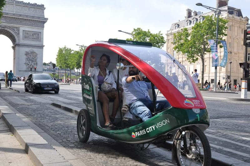Best of Paris Private Rickshaw bike Tour with guide - Why a rickshaw works well in Paris