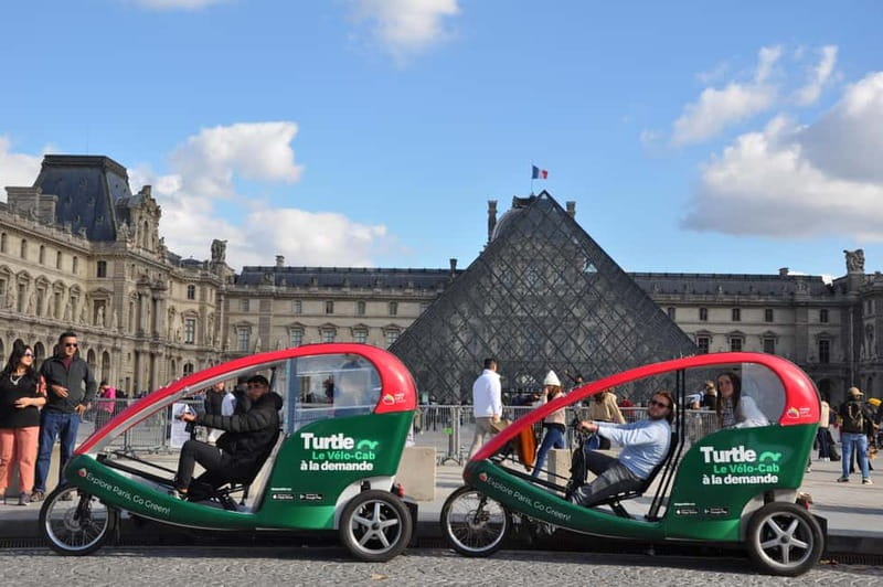 Best of Paris Private Rickshaw bike Tour with guide - Trocadéro and the grand western axis