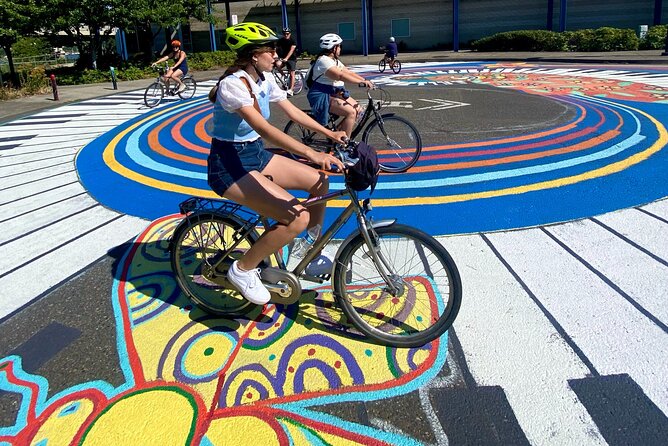 Bike Around Portland Oregon: Art, Culture, Bridges, Poetry - Ladd’s Addition and the rose gardens