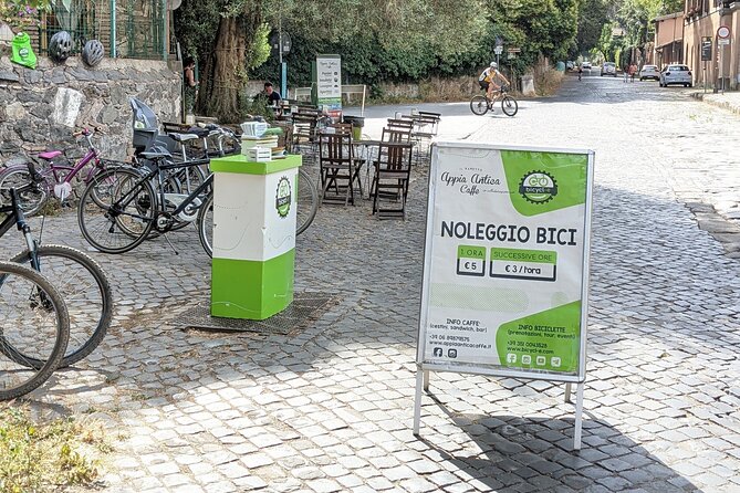 Bike Rental inside Appian Way Regional Park - Reaching the Park of the Aqueducts