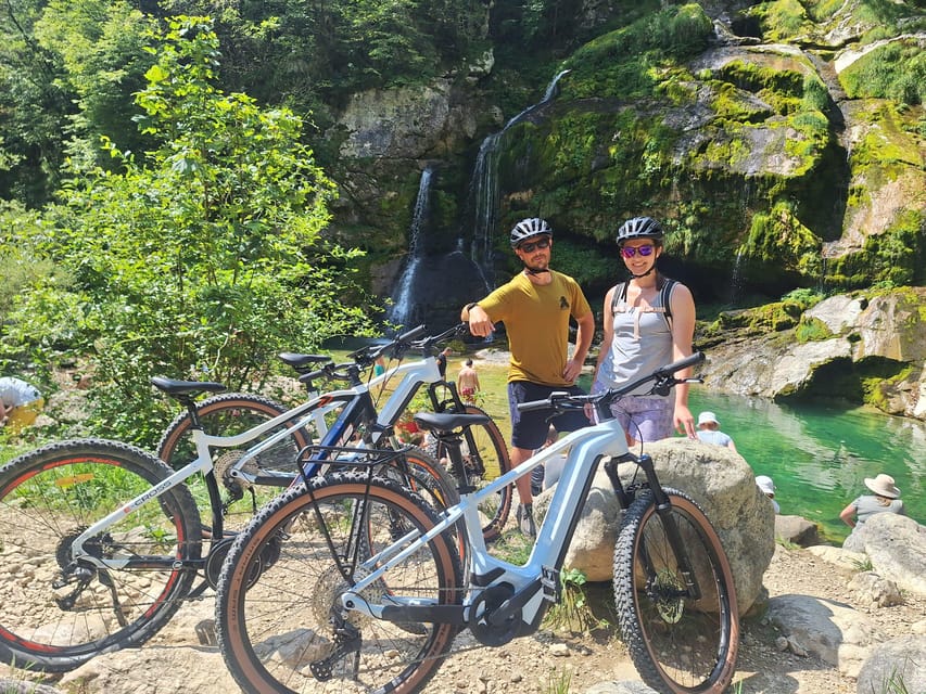Bike Through Narnia: Waterfalls & Filming Location Bike Tour - Riding out from Bovec through the Soča Valley