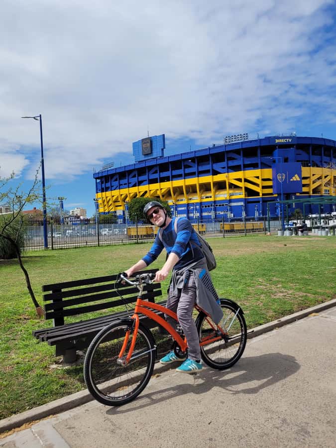 Bike Tour: Buenos Aires to the South (E-Bike) - La Bombonera and the passion of Boca Juniors