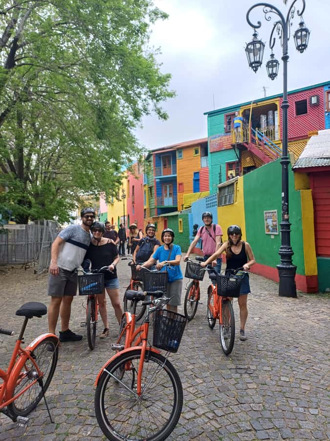 Bike Tour: Buenos Aires to the South (E-Bike) - Caminito, color, art, and a practical warning