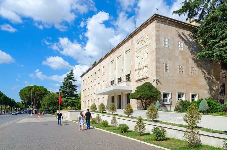 Bike Tour Tirana with the Local Guide - The Pyramid, Postbllok, and Enver Hoxha’s former home