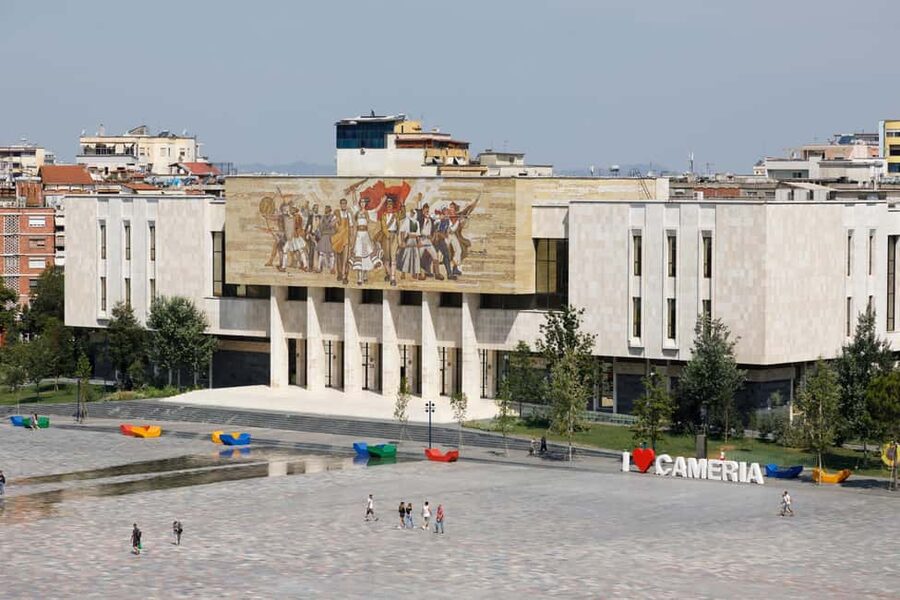 Bike Tour Tirana with the Local Guide - Grand Park brings a quieter stretch