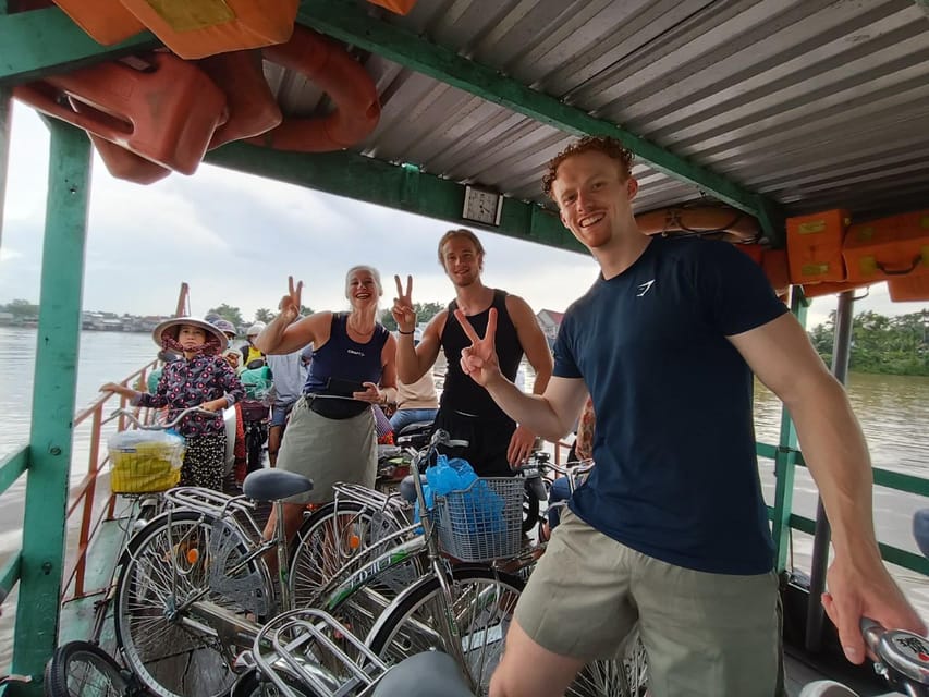 Biking and cooking class in the rural tour at Can Tho - Lunch and lotus tea in the garden