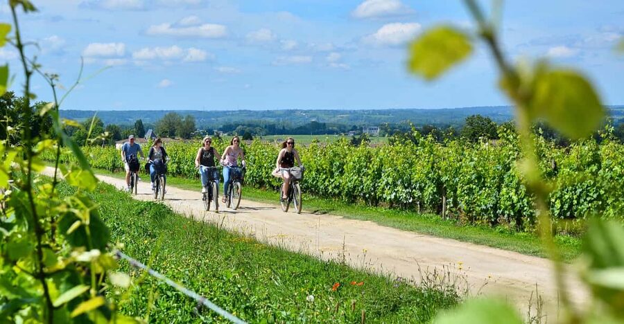 Bordeaux Backcountry E-Bike Tour with Lunch & Wine Tasting - From Bordeaux streets to the Roger Lapébie path