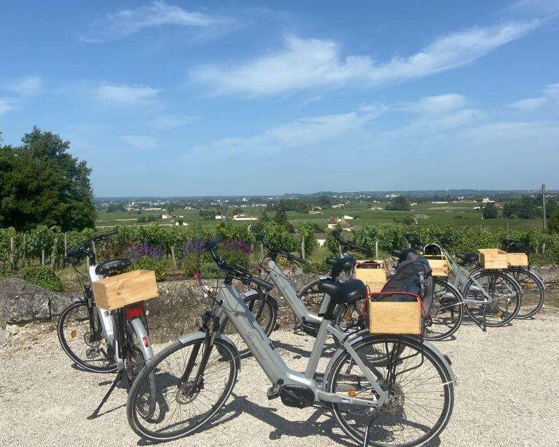 Bordeaux: St-Emilion Vineyards e-Bike Tour with Wine & Lunch - Lunch at the first château
