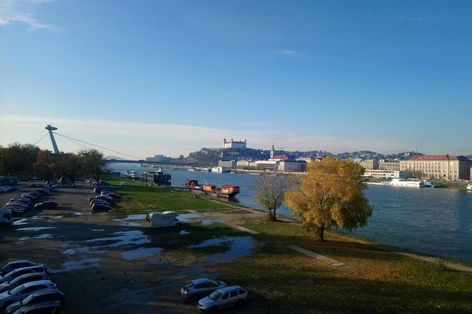 Bratislava Identity Bike Tour - Sun Clock and the return across Bratislava