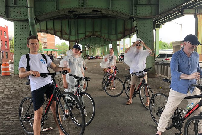 Brooklyn Neighborhoods Small-Group Bike Tour - Historic waterfront views below the bridges