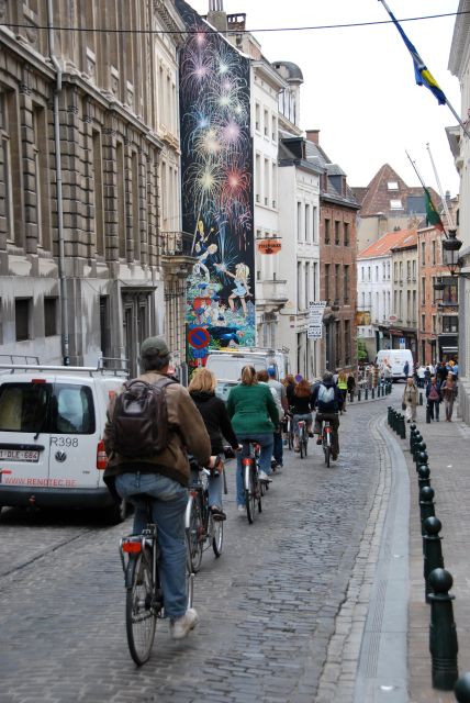 Brussels: Sightseeing Bike Tour - The Marolles and Court House: Brussels beyond the postcard