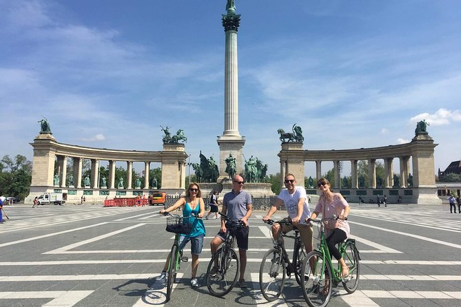 Budapest Highlights Bike Tour - Start at Szabadság tér with Communist-era history