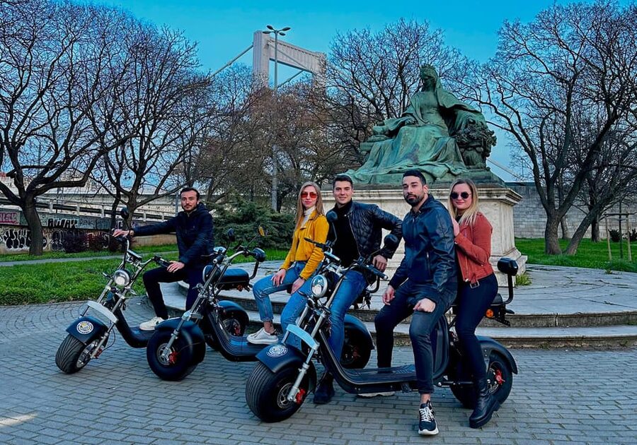 Budapest: Monster Bike Roller Guided City Tour - St. Stephen’s Basilica and Pest’s grand streets