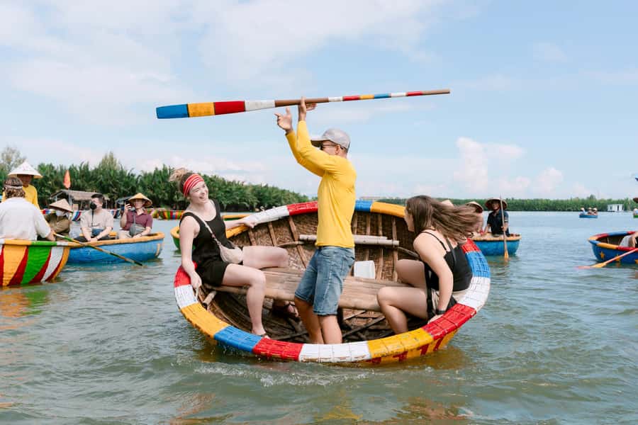 BUFFALO RIDING -BASKET BOAT & BIKE TOUR-HOI AN - Key points at a glance