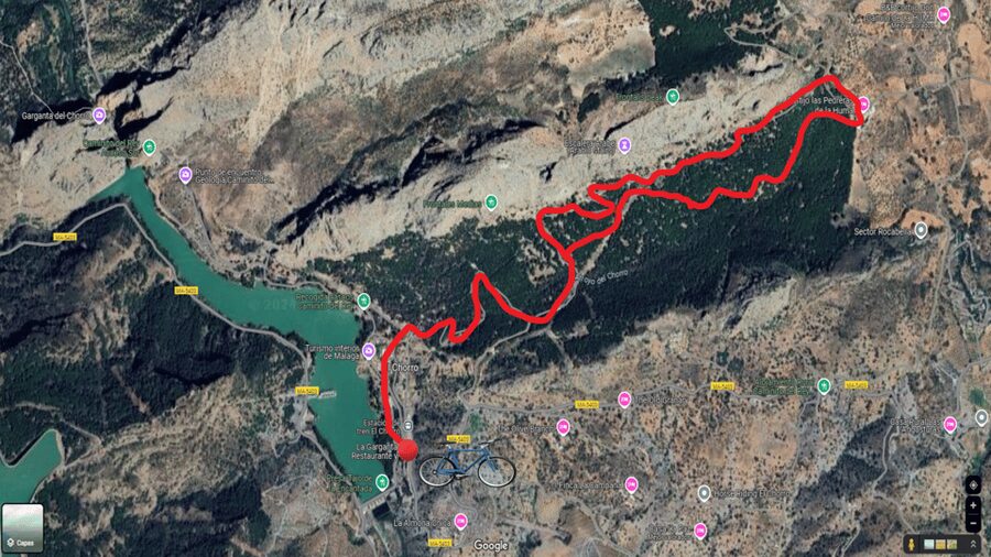 Caminito del Rey Full Experience+ 2-Hour E-Bike guided Tour - Riding the e-bike tracks above El Chorro