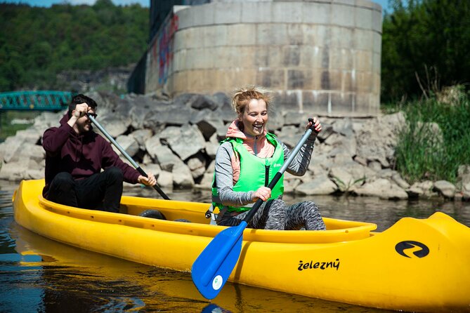 Canoeing on the Elbe river + Bike rental from Děčín to Bad Schandau - Bohemian and Saxon Switzerland from the water