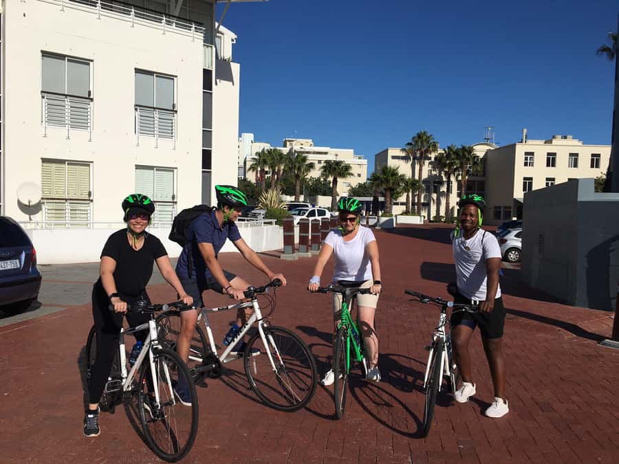 Cape Town Guided City Cycling Heritage Tour - Private Tour - Sea Point Promenade and the Atlantic edge