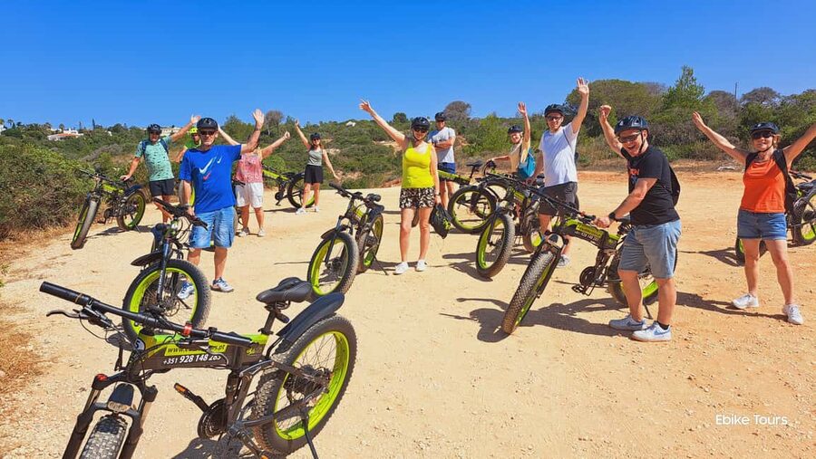 Carvoeiro E-bike Tours - Relax Tour - Carvalho cliffs and the Benagil area