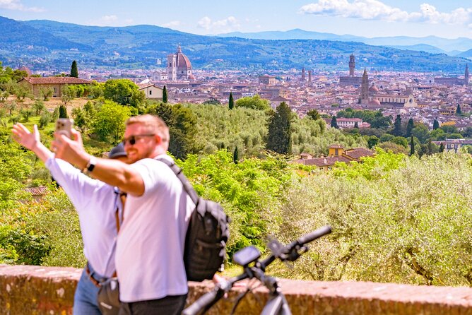 Chianti Hills E-Bike Tour with Tuscan Lunch & Two Wine Tastings - Leaving Florence by electric bike