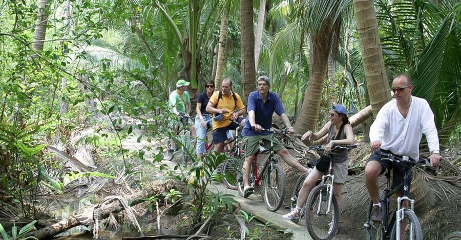 Colors Of Bangkok: 4-Hour Small Group Bike Tour - Wat Bang Krasop and a local school