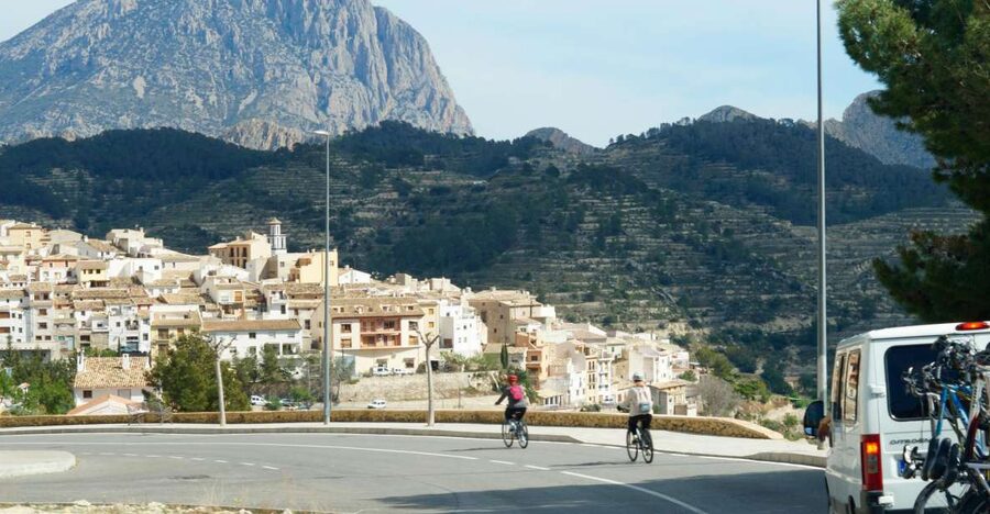 Costa Blanca Downhill Bike Ride - Penàguila: the first 5 miles settle you into the ride