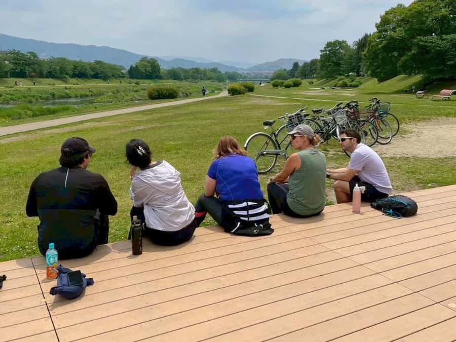 Cycle Kyoto's Hidden Gems & Gion Stroll - Following Kyoto’s riverside roads