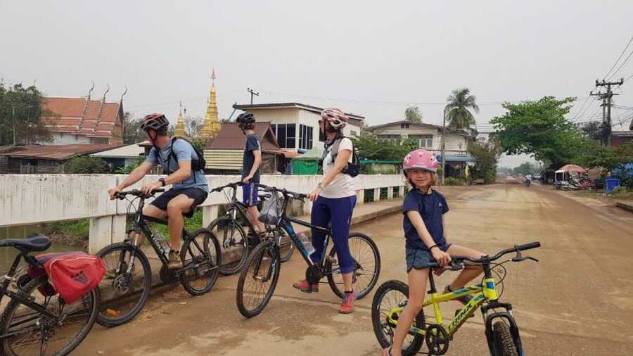 Cycling Sukhothai Full Day Countryside Tour - Rice paddies and dirt roads