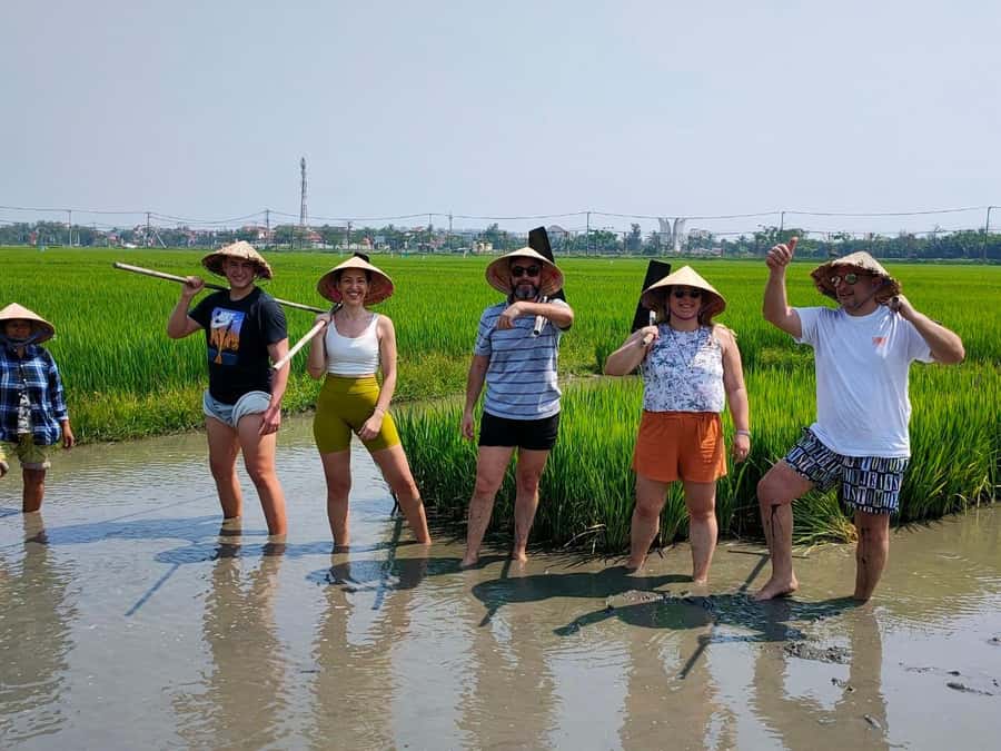 Cycling, Water Buffalo Riding, Traditional Farming Life - Cooking fresh rice milk and banh xeo
