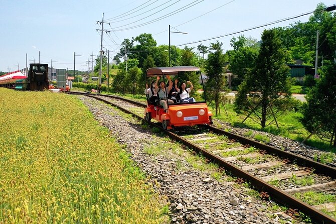 Day Trip to Nami Island with Rail bike and The Garden of Morning Calm - Nami Island: pretty paths, film connections, and crowds