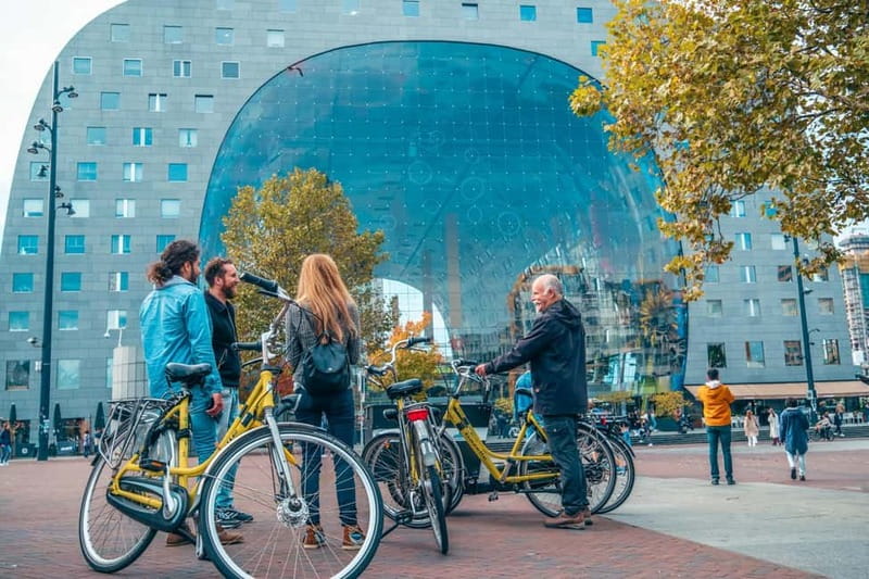 Discover Rotterdam: Classic Highlights Bike Tour by a Local - Erasmus Bridge and Rotterdam’s modern face