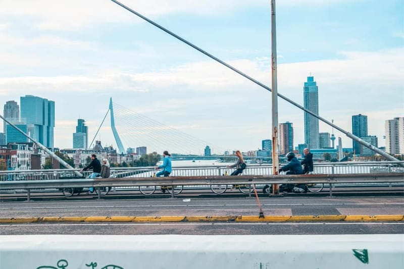 Discover Rotterdam: Classic Highlights Bike Tour by a Local - De Brandgrens and the city’s wartime story