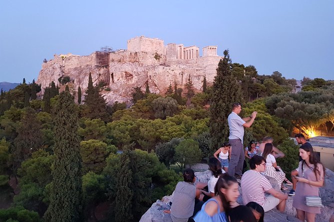 Discover the City e-bike night tours - Areopagus Hill gives you the best night panorama