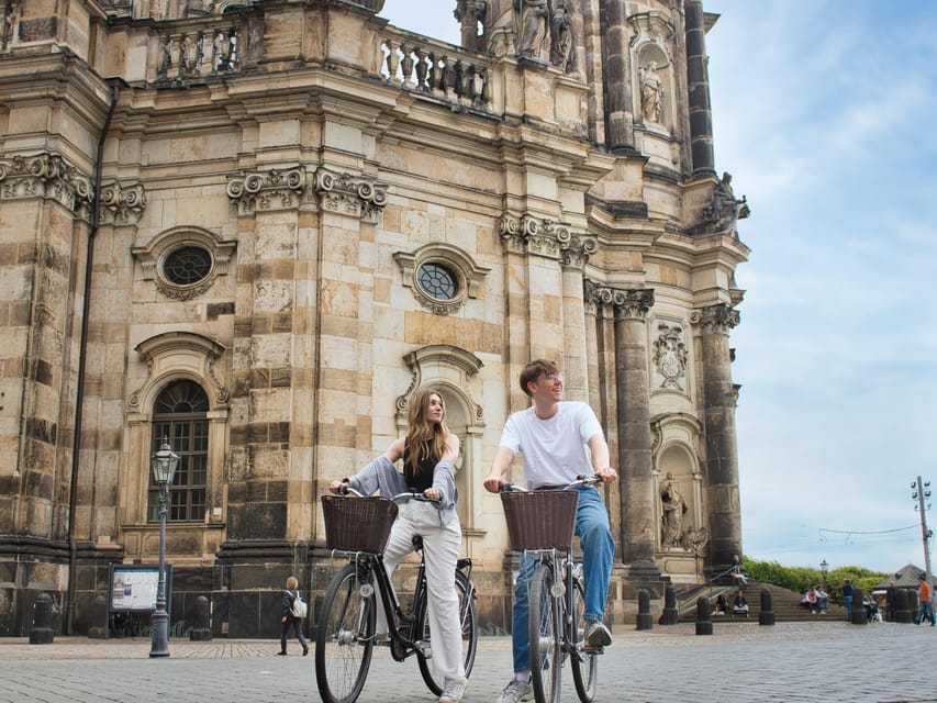 Dresden: Bike Rental - City Bike with Option Children Seat - Using the Elbland map to plan your own day