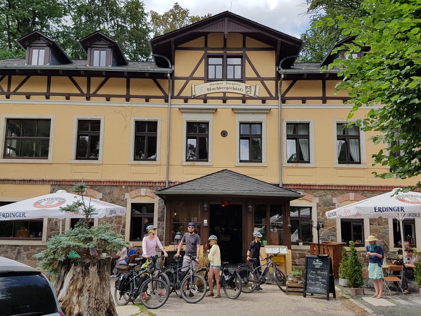 Dresden: E-Bike Tour and Dresden Heath Forest Trails - Wachbergschänke and the wide Dresden view