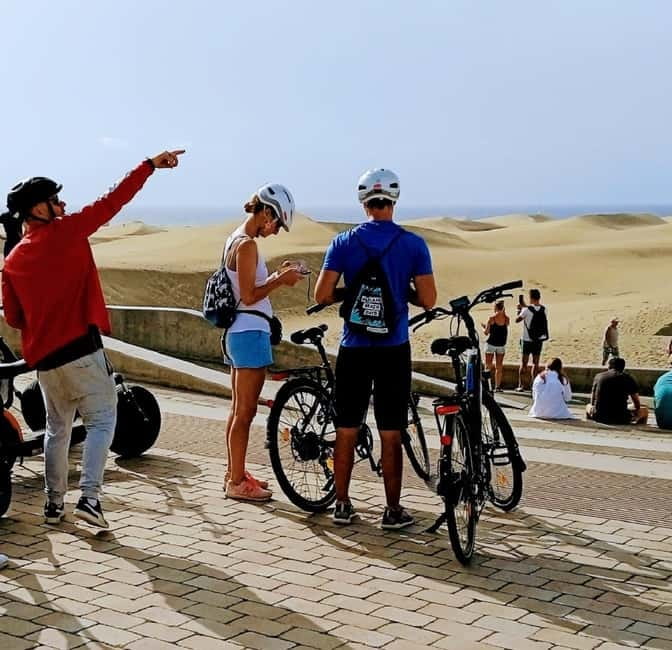E-Bike CitySightseeing: Maspalomas, Playa Ingles, Meloneras - A quiet pause at the Maspalomas Oasis