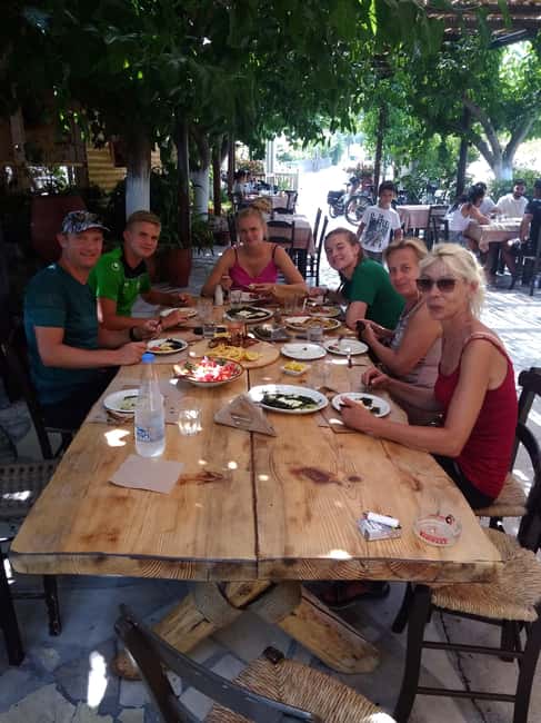 e-Bike Cycling Tour to Arkadi Monastery Full Lunch included - Arsani Monastery and the first uphill section